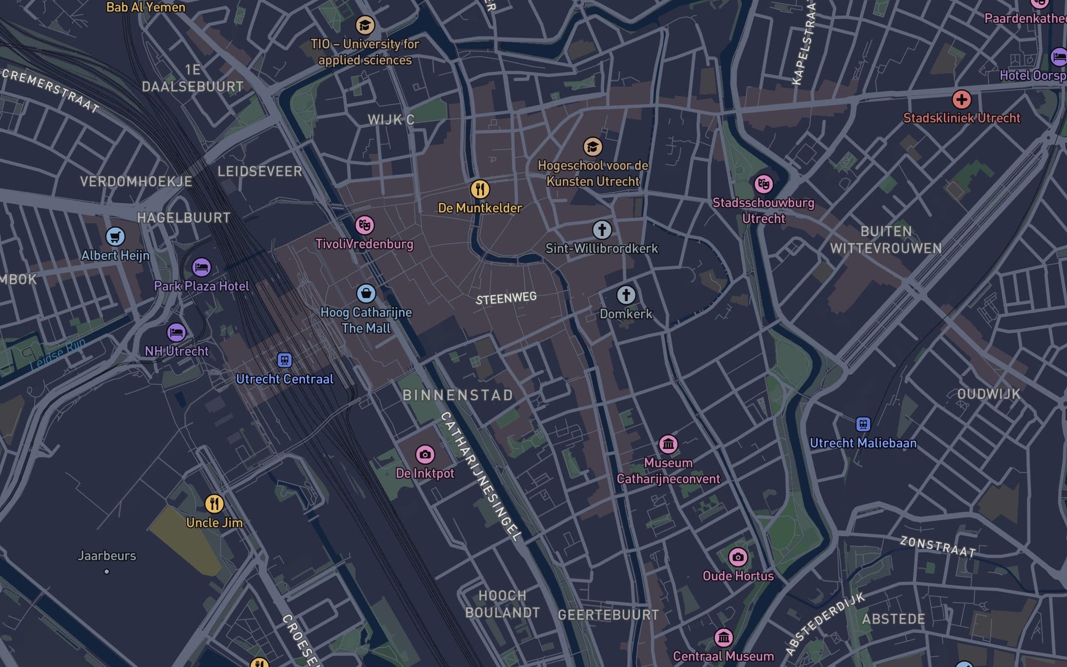 Kaart van Utrecht