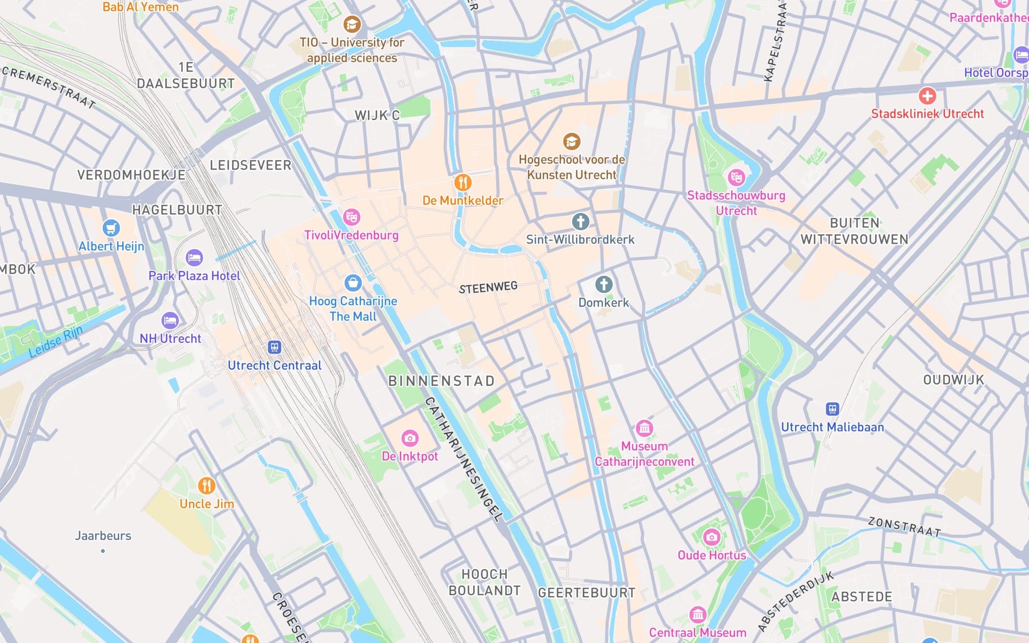 Kaart van Utrecht