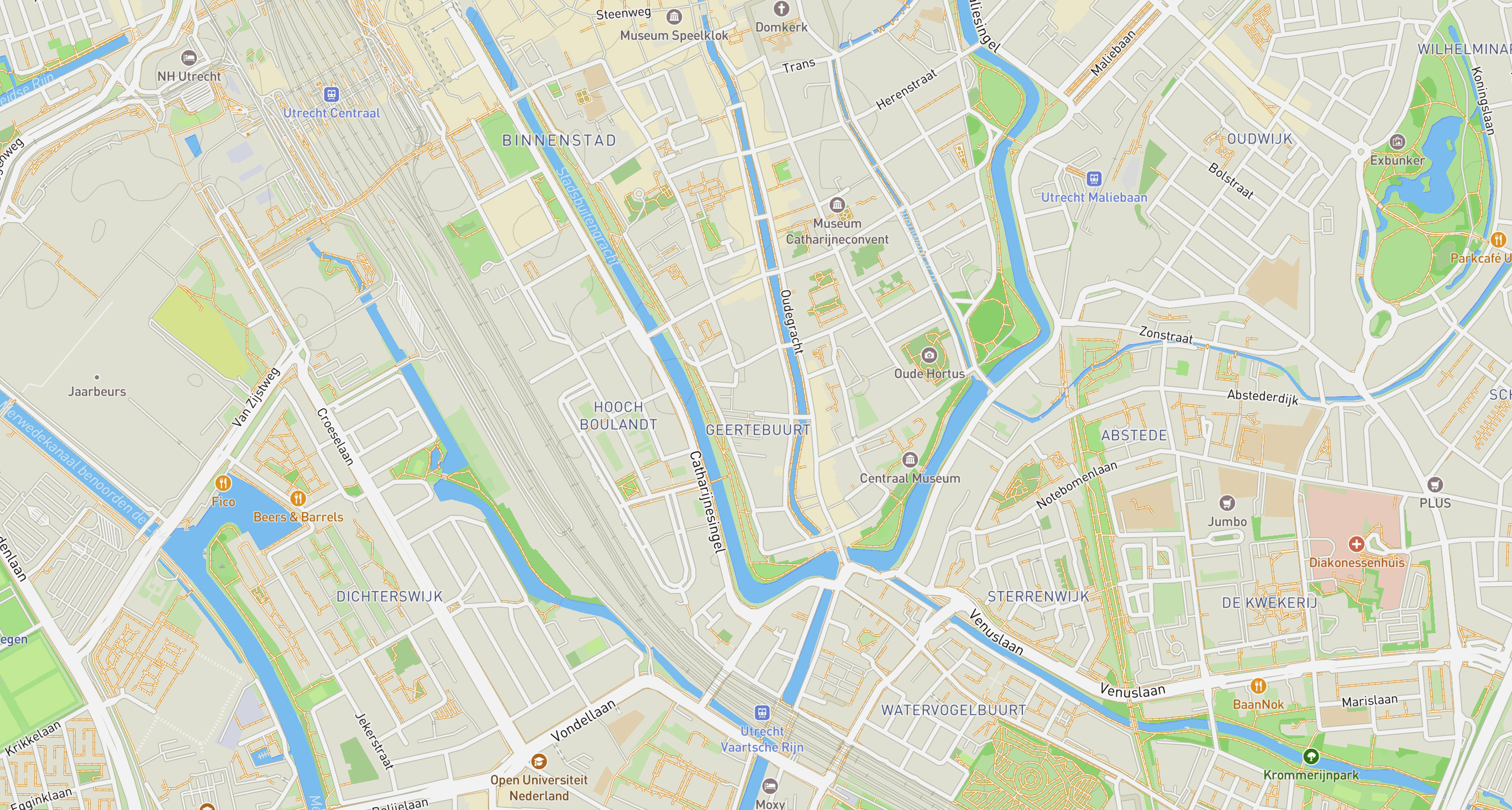 Kaart van Utrecht